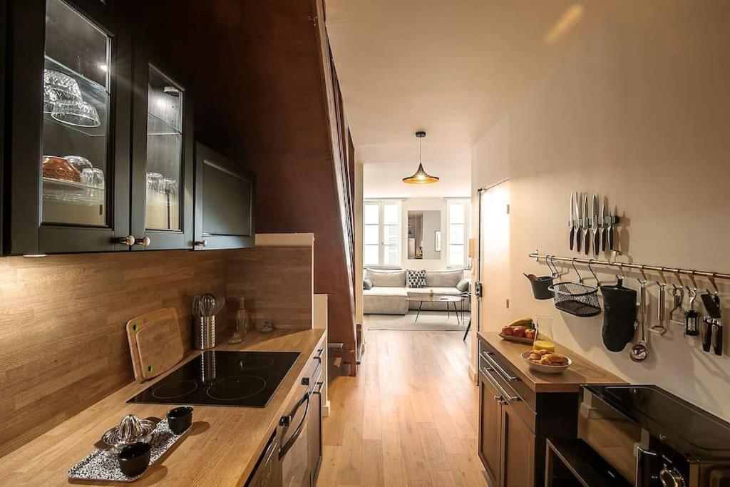 Rare Appart 2 Chambres En Duplex Design Au Panier Marseille Exteriör bild