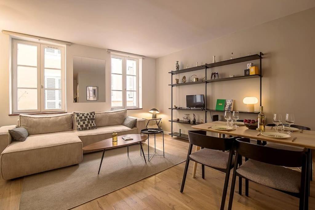 Rare Appart 2 Chambres En Duplex Design Au Panier Marseille Exteriör bild