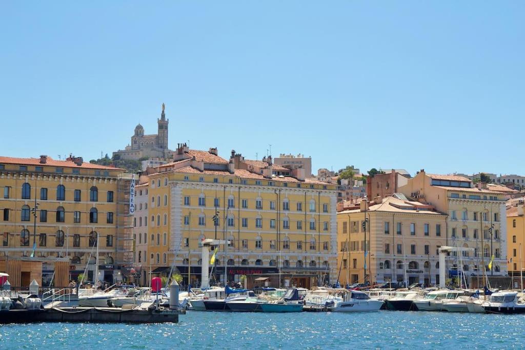 Rare Appart 2 Chambres En Duplex Design Au Panier Marseille Exteriör bild